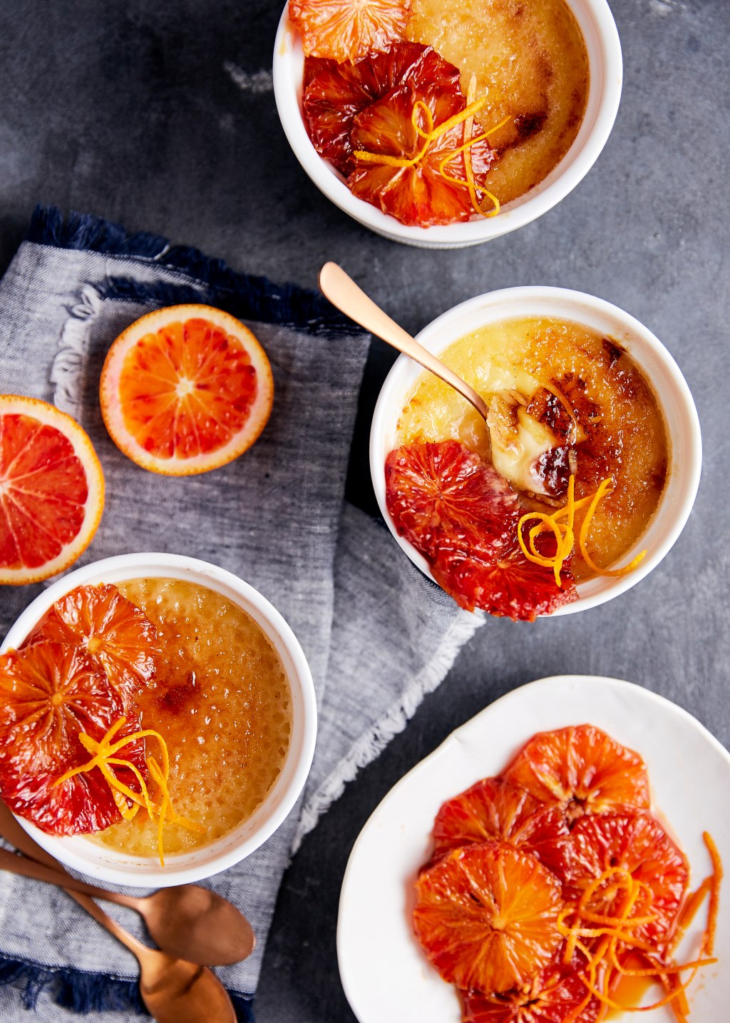 Blood Orange Creme Brulee | Harris Farm