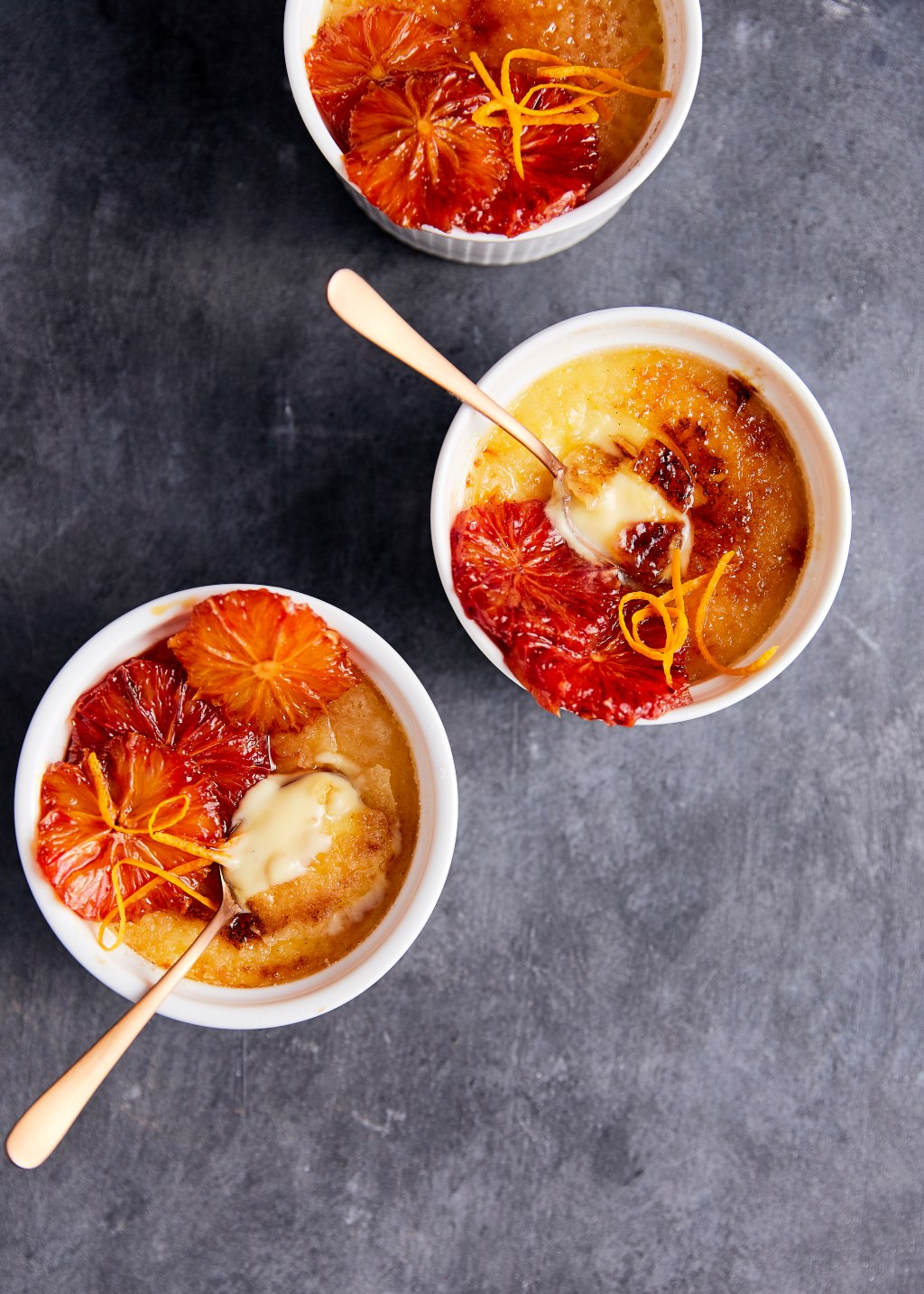 Blood Orange Creme Brulee | Harris Farm