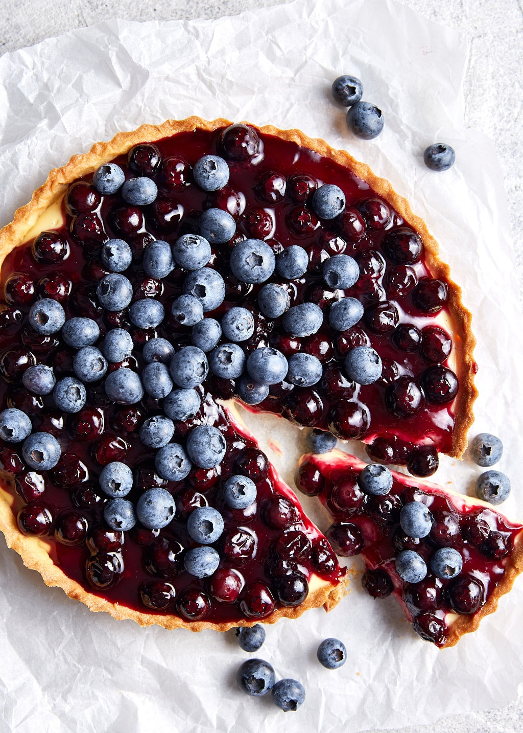 Harris Farm Blueberry Tart