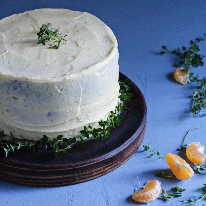 Mandarin & Thyme Cake with Mandarin Buttercream