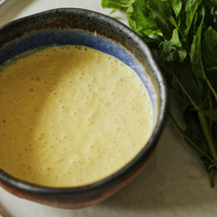 Cauliflower Rice with Mint & Turmeric Yoghurt Dressing