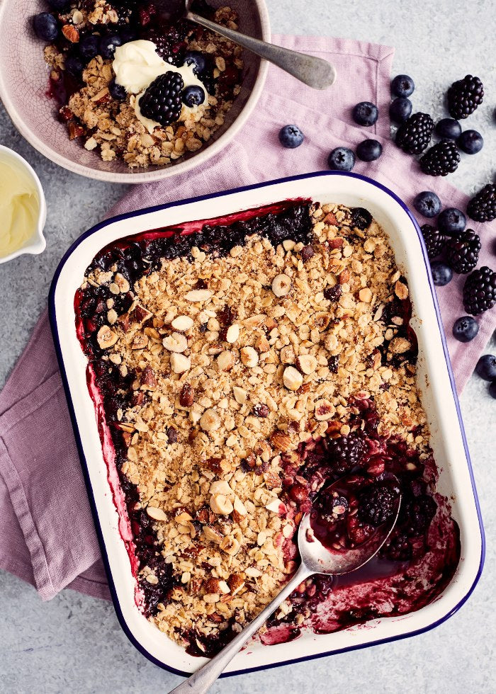 Nutty Berry Crumble