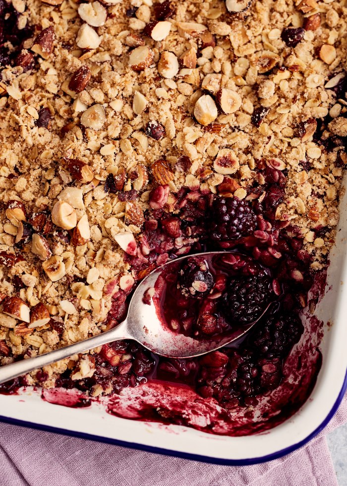 Nutty Berry Crumble