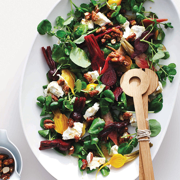 Goat's Cheese, Beetroot and Almond Salad