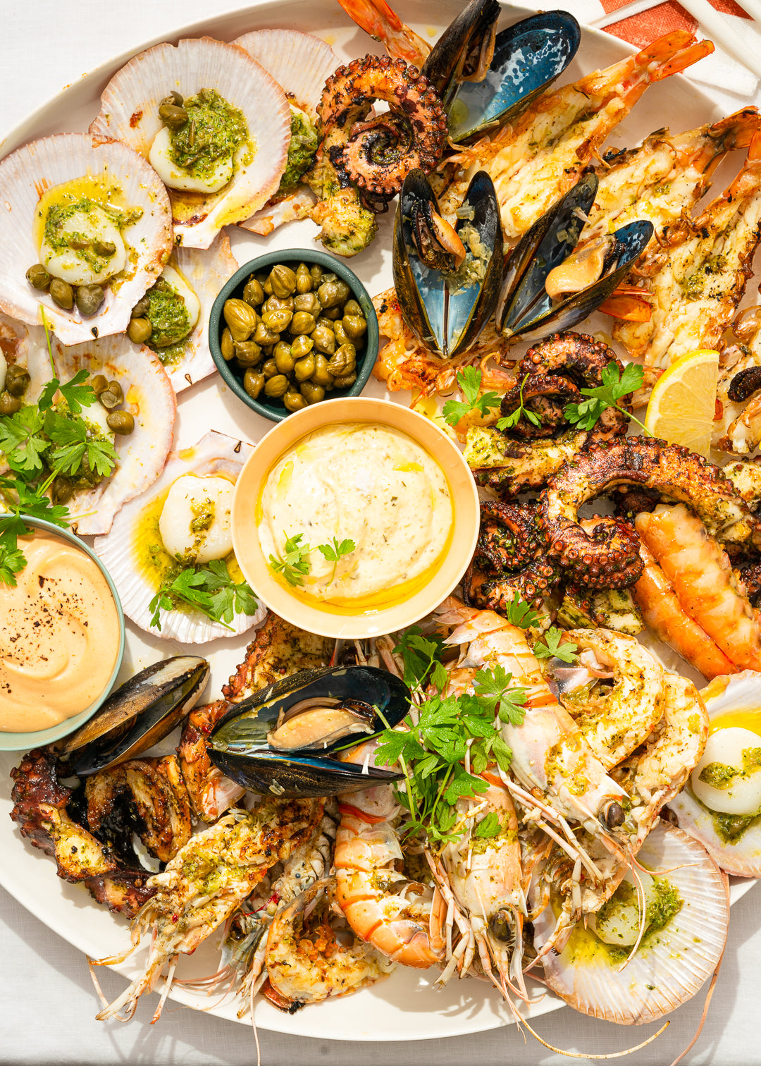 BBQ Seafood Platter