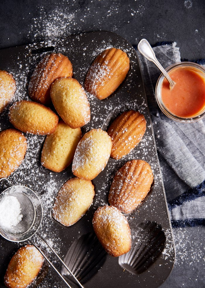 Blood Orange Madeleines with Blood Orange Curd | Harris Farm