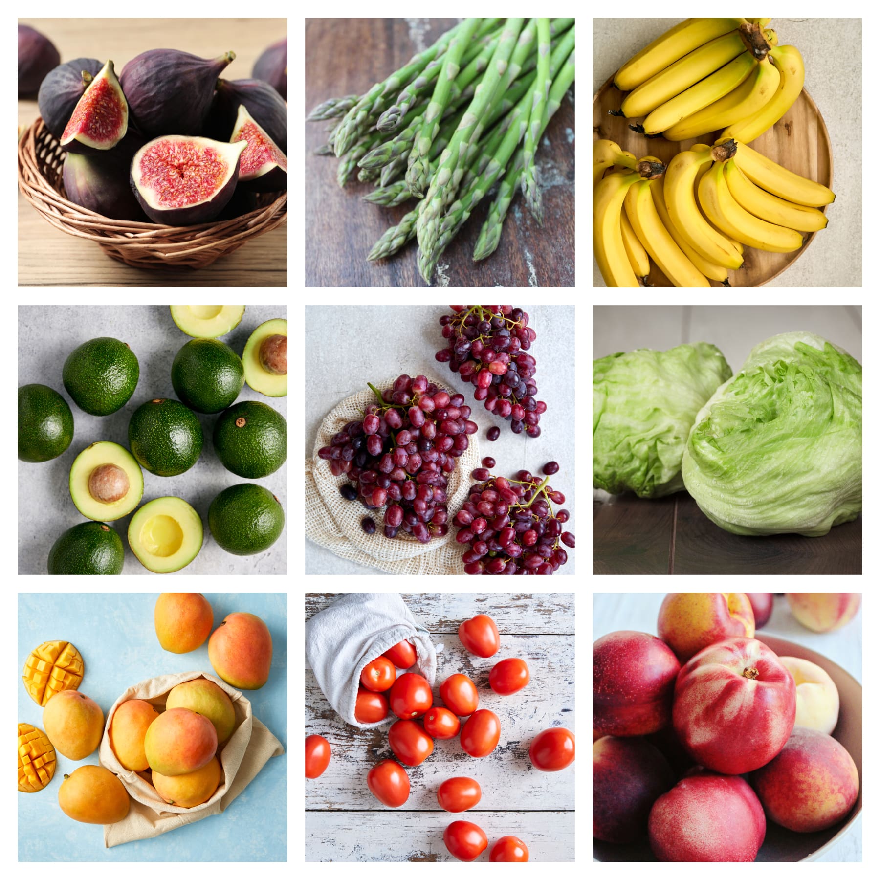 Dave's Market Update for the 7th of February 2024 includes figs, asparagus, bananas, reed avocados, red seedless grapes, iceberg lettuce, honey gold mangoes, imperfect tomatoes, and nectarines