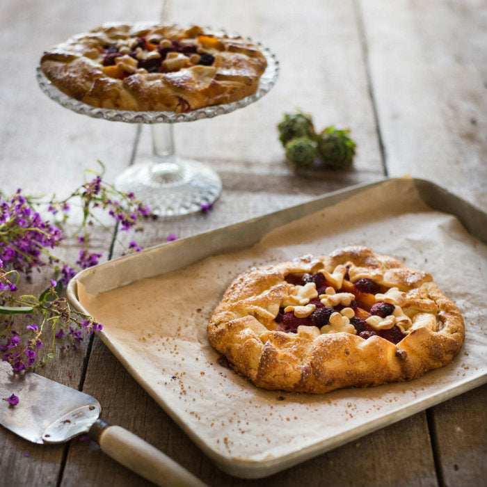 Peach and Raspberry Tart