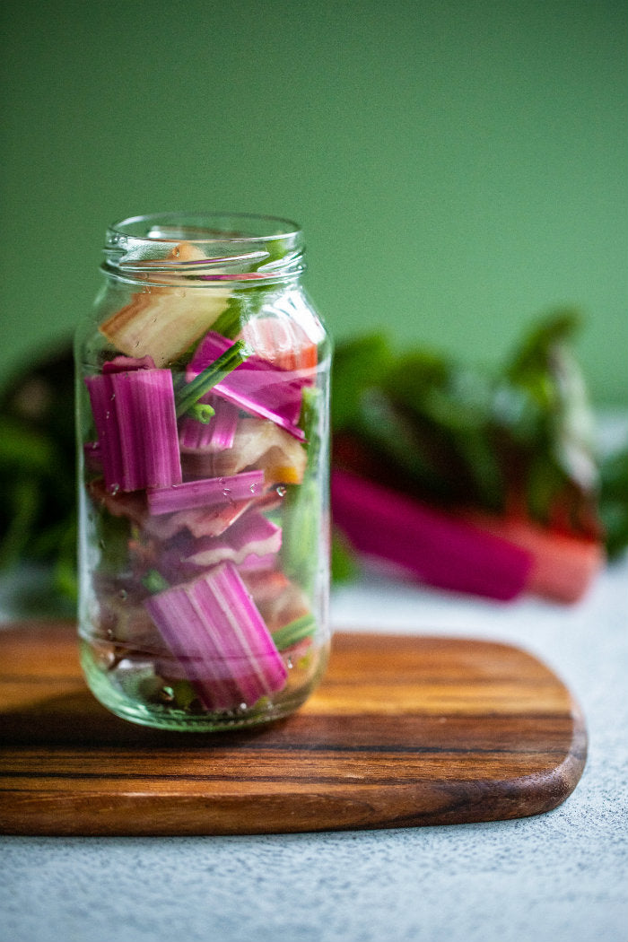 Pickled Green Stems recipe