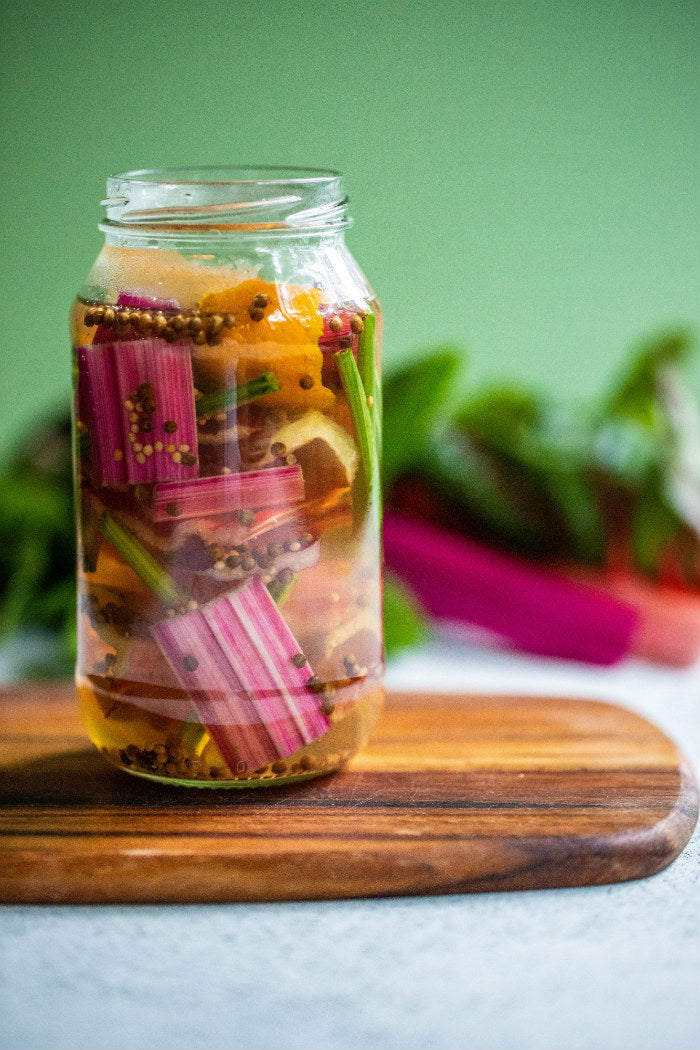 Pickled Green Stems recipe