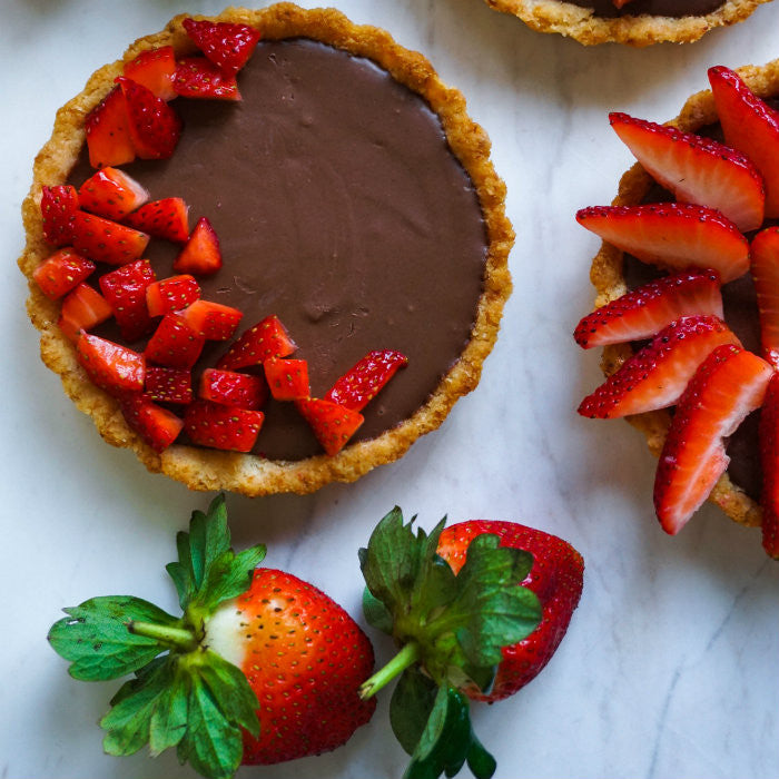 Chocolate Strawberry Tarts