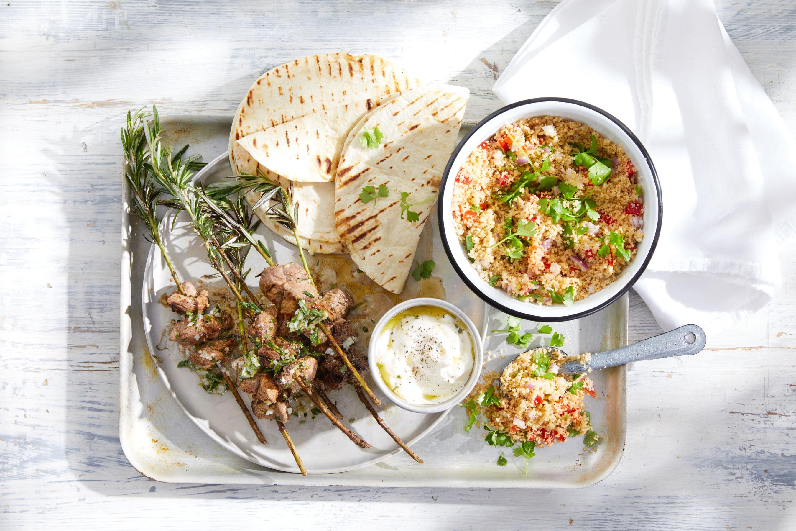 Skewered Mediterranean Lamb