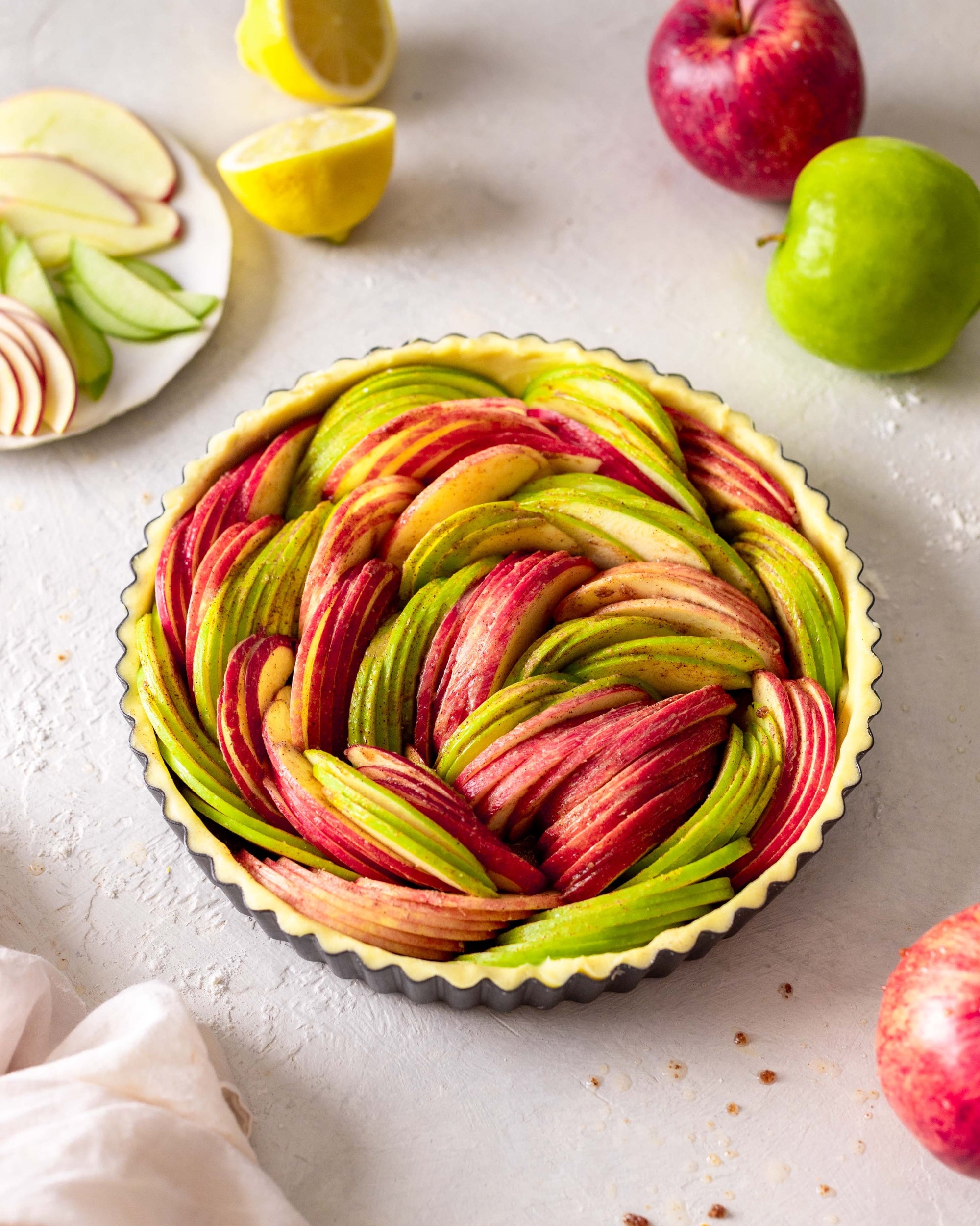 Vegan Apple Tart - Rainbow Nourishments