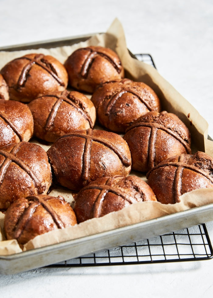 homemade hot cross bun recipes