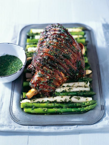 Minted lamb leg from Donna Hay