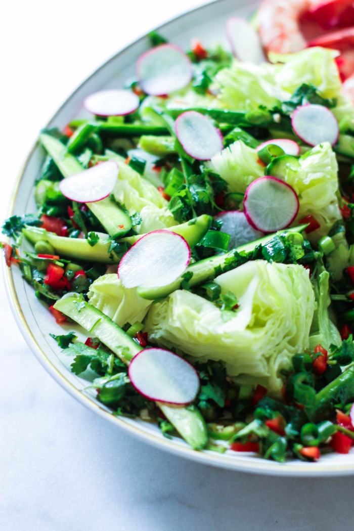 salad with iceberg lettuce