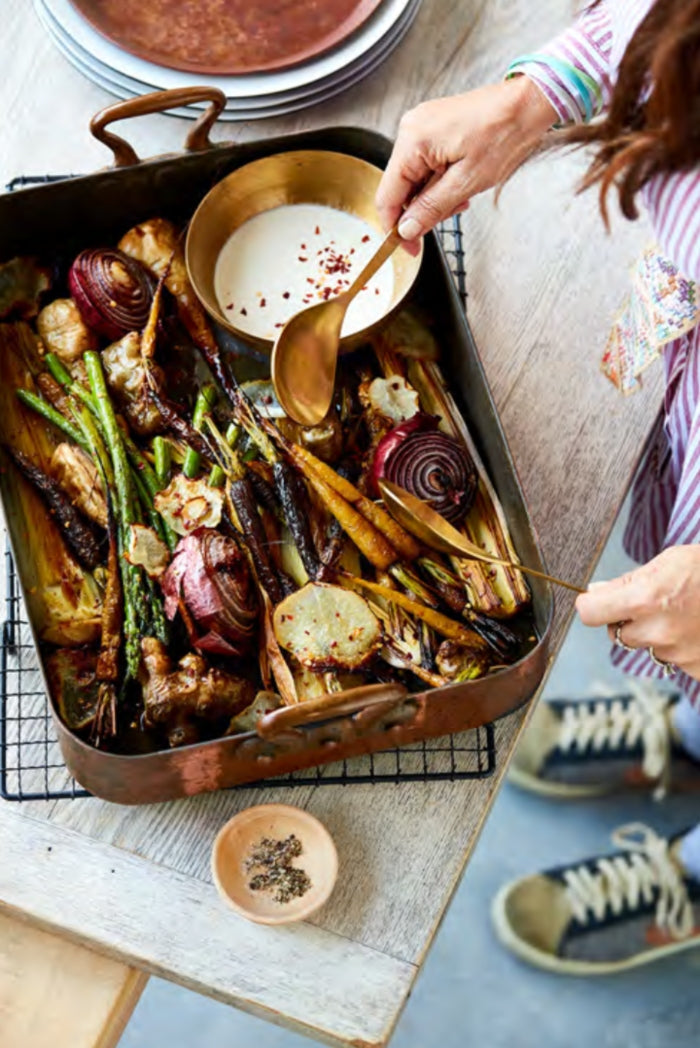 prebiotic tray bake recipe