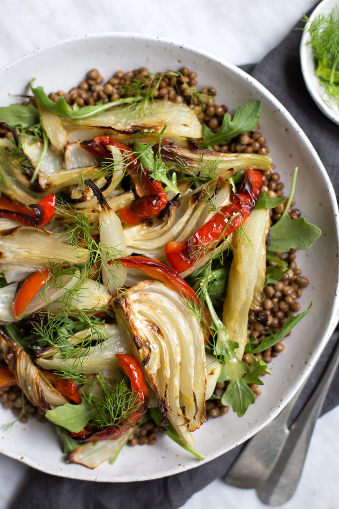 roasted fennel salad