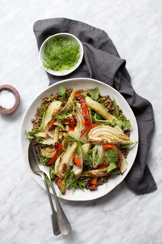 roasted fennel salad