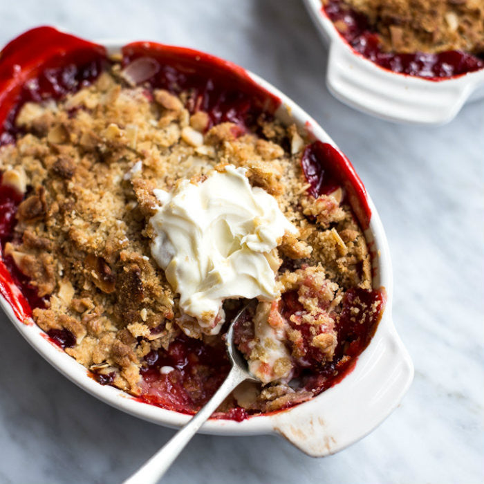 strawberry almond crumble recipe