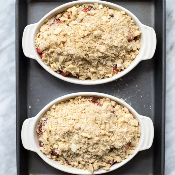 strawberry almond crumble recipe