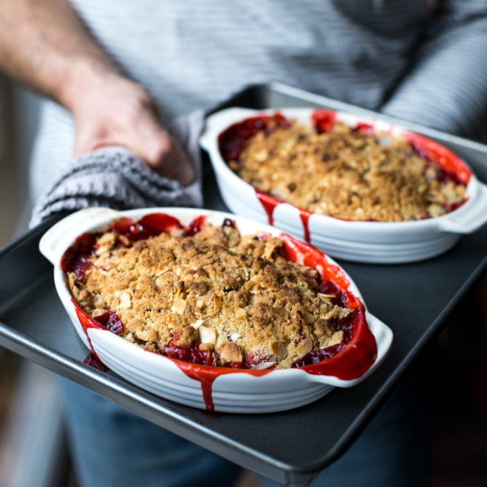 strawberry almond crumble recipe