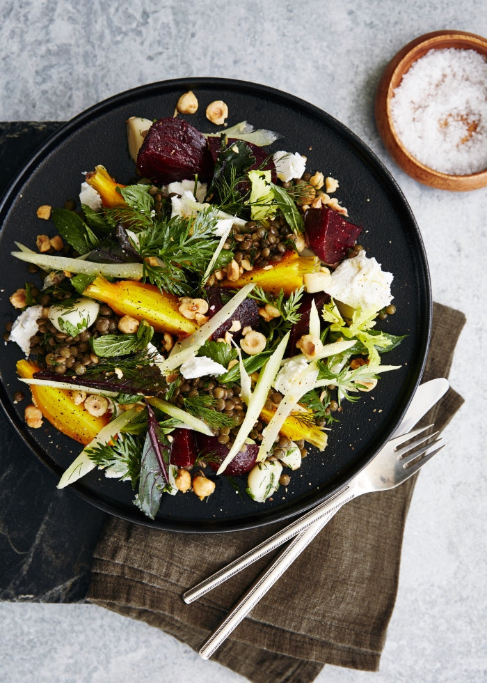 warm roast beetroot salad recipe