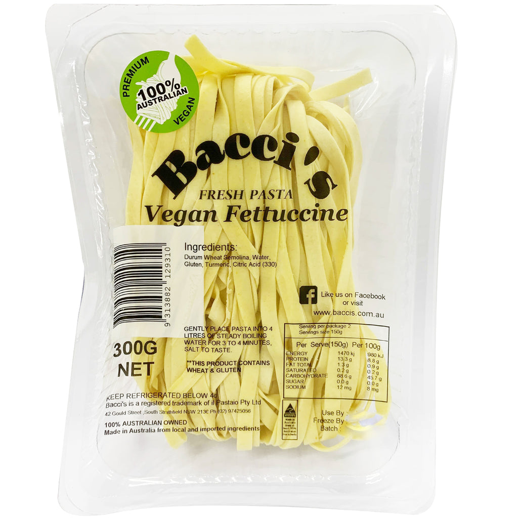 Buy Baccis Fresh Pasta Vegan Fettuccine from Harris Farm Online | Harris  Farm Markets