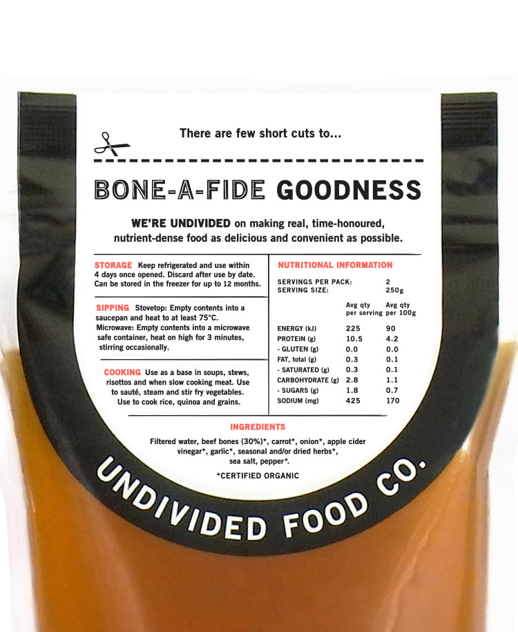 Buy Good Bones Beef Bone Broth Organic from Harris Farm Online