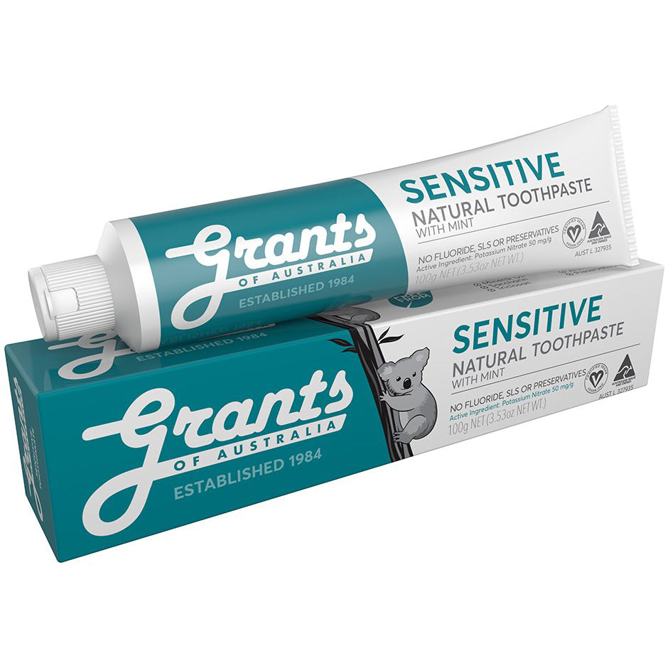 mint free sensitive toothpaste