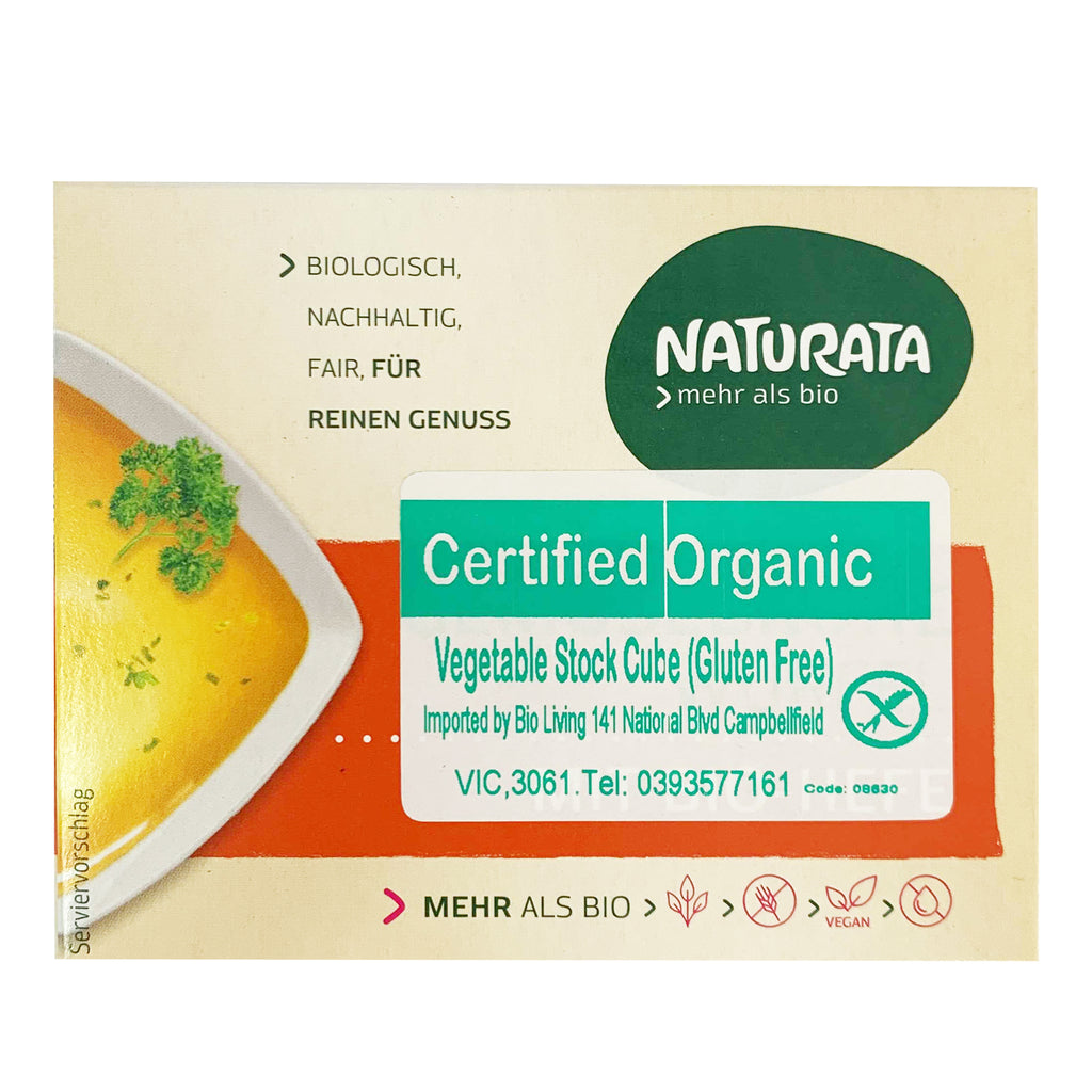 Naturata Organic Gluten Free Vegetable Stock Cubes 72g | Harris Farm ...