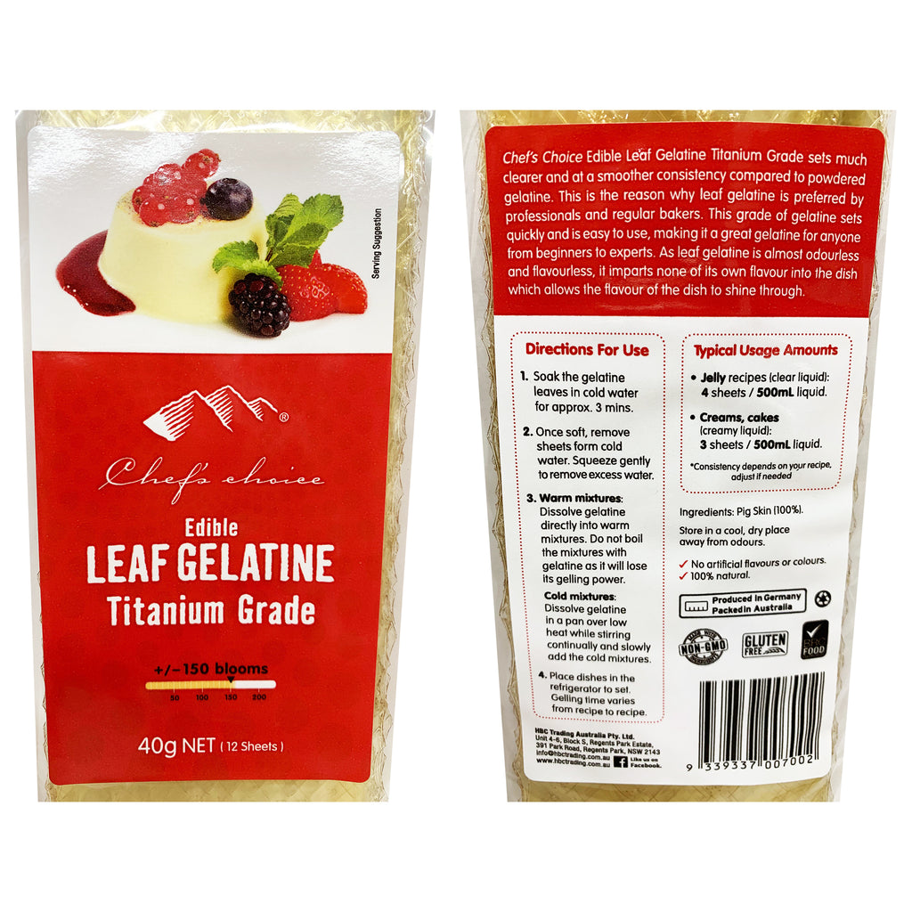 gelatin leaf