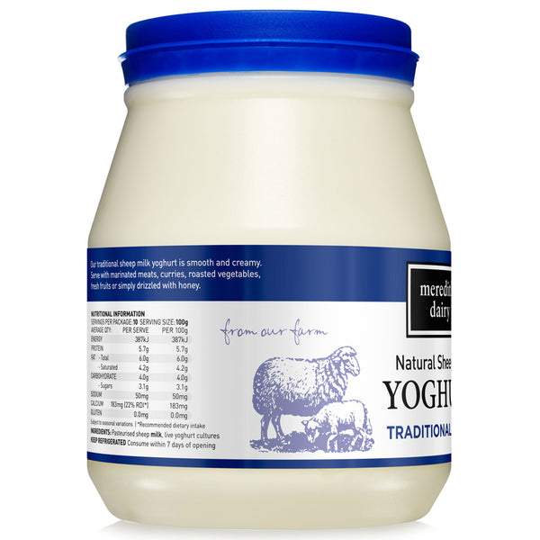 Meredith Dairy Natural Sheep Milk Traditional Greek Yoghurt | Harris Farm Online