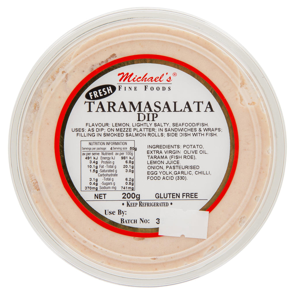 Michael S Fine Foods Taramasalata Dip Harris Farm Harris Farm Markets