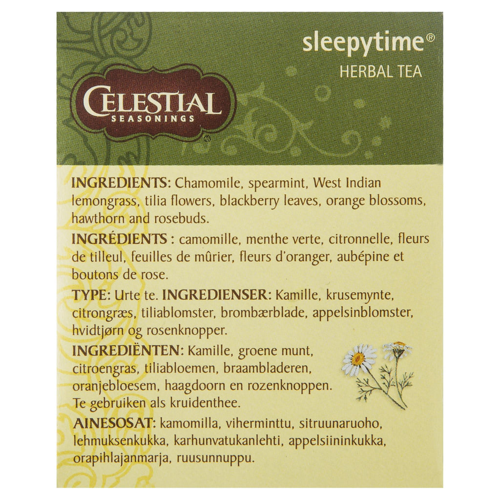 bigelow sleepytime tea ingredients