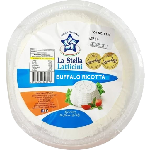 La Stella Latticini Buffalo Ricotta Cheese 500g | Harris Farm Markets