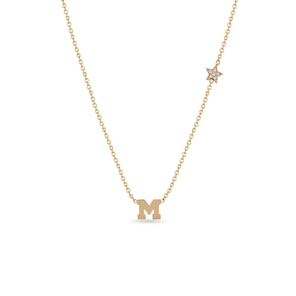 Buy MONOZO A Initial Necklace for Women, 14k Gold Filled Initial