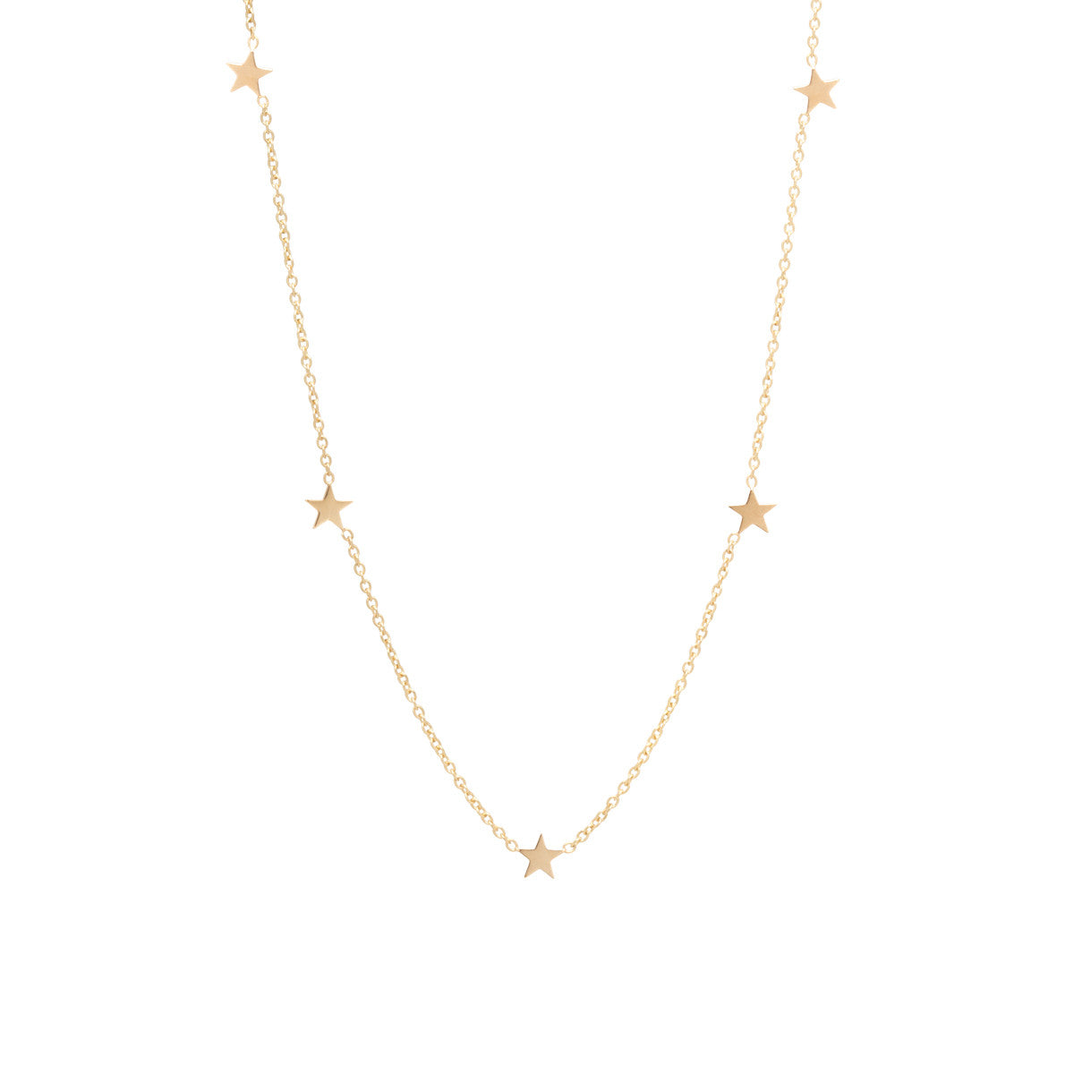 Choker Necklace Gold Stars Images