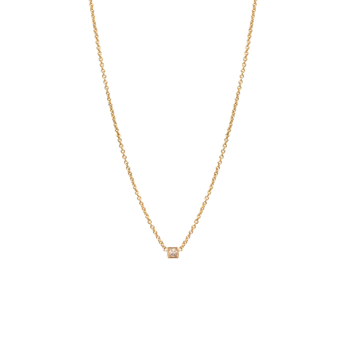 Zoë Chicco – 14k tiny diamond spike necklace