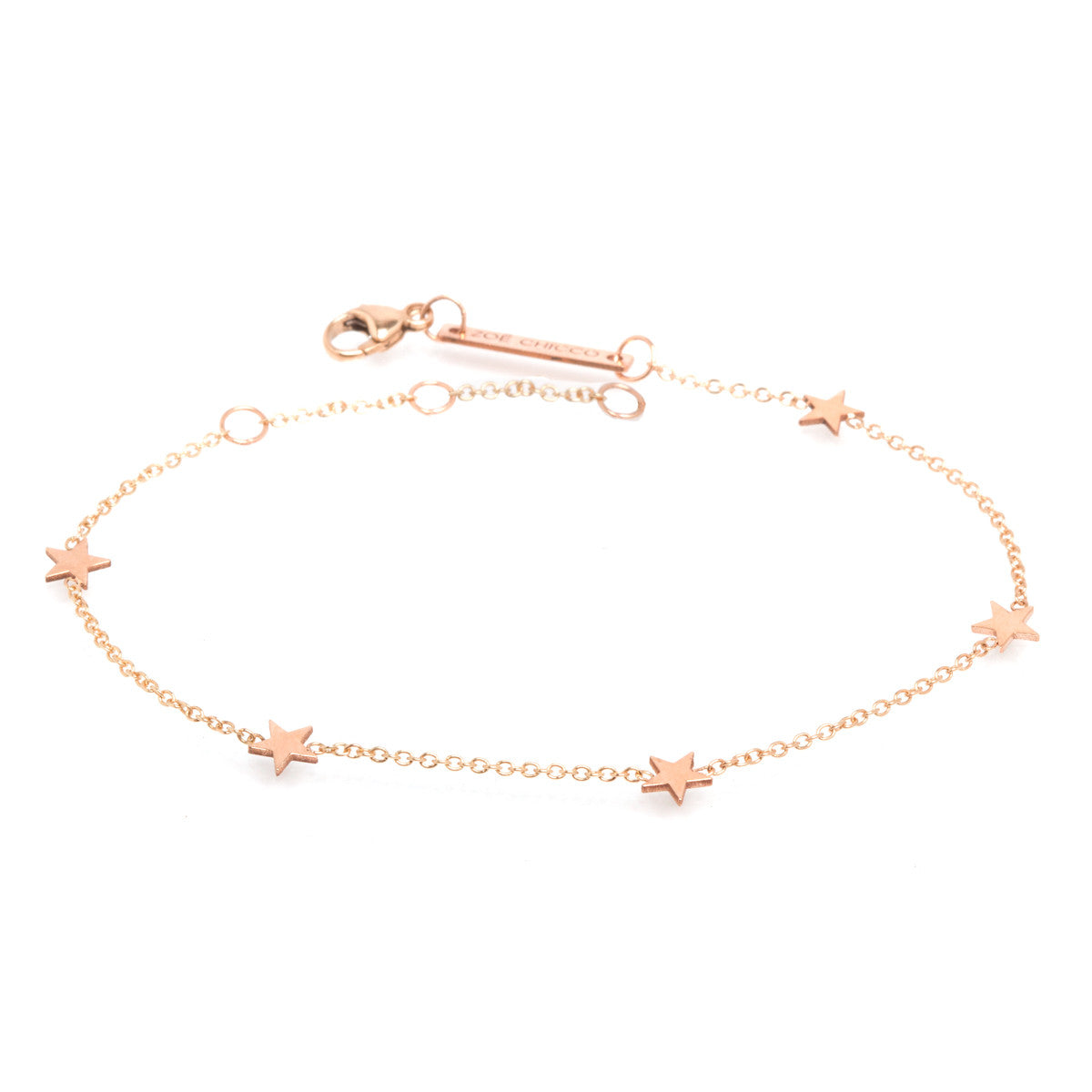 ZoË Chicco – Zoë Chicco 14kt Gold Itty Bitty Stars Station Chain Bracelet