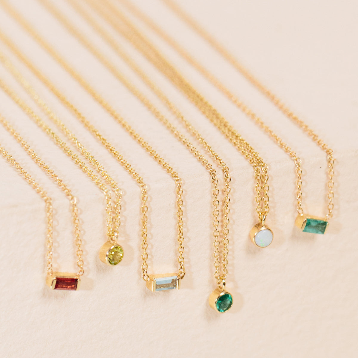 Zoë Chicco 14k Gold Opal Bezel Pendant Necklace | October Birthstone ...