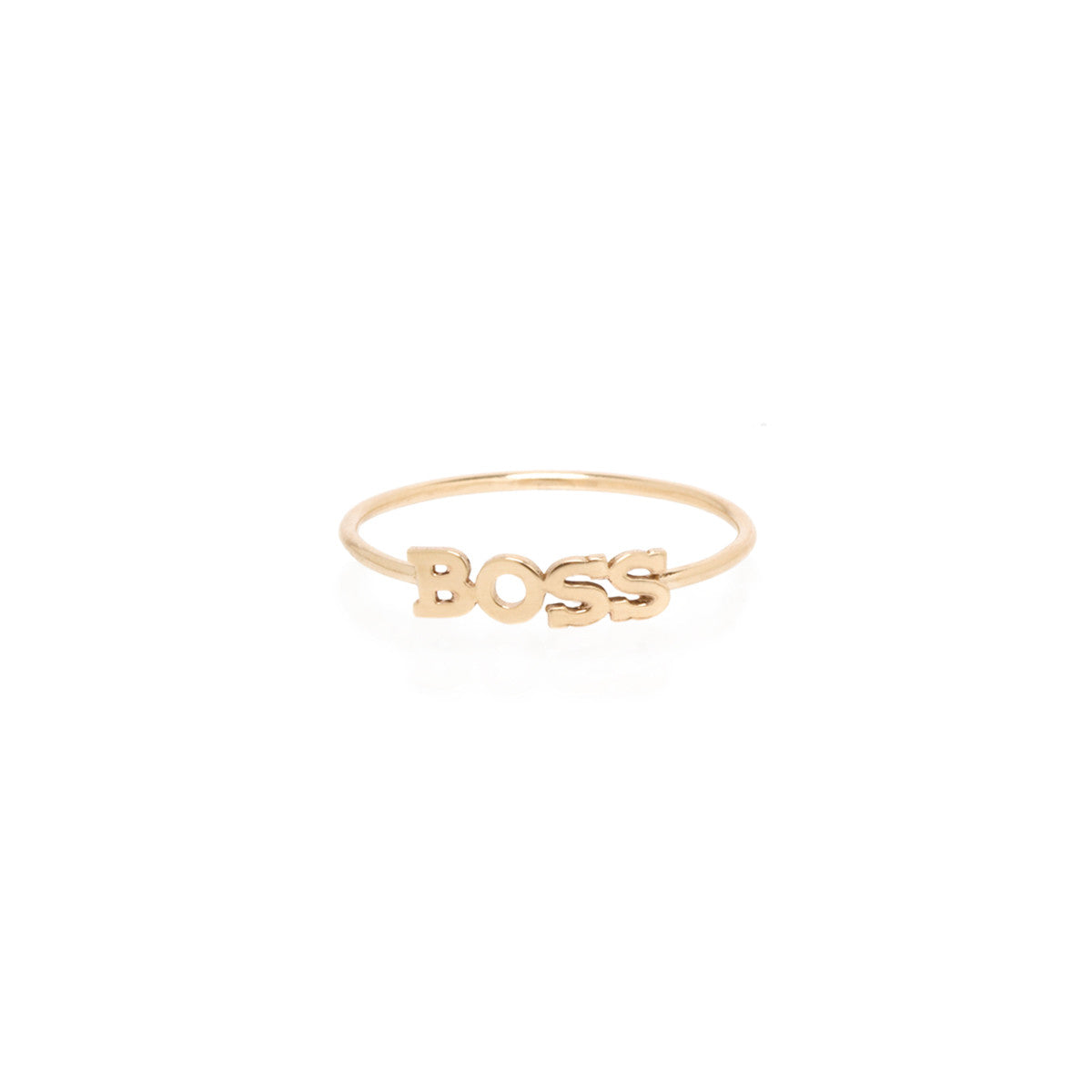 Zoë Chicco 14k Gold Itty Bitty BOSS Ring – ZOË CHICCO