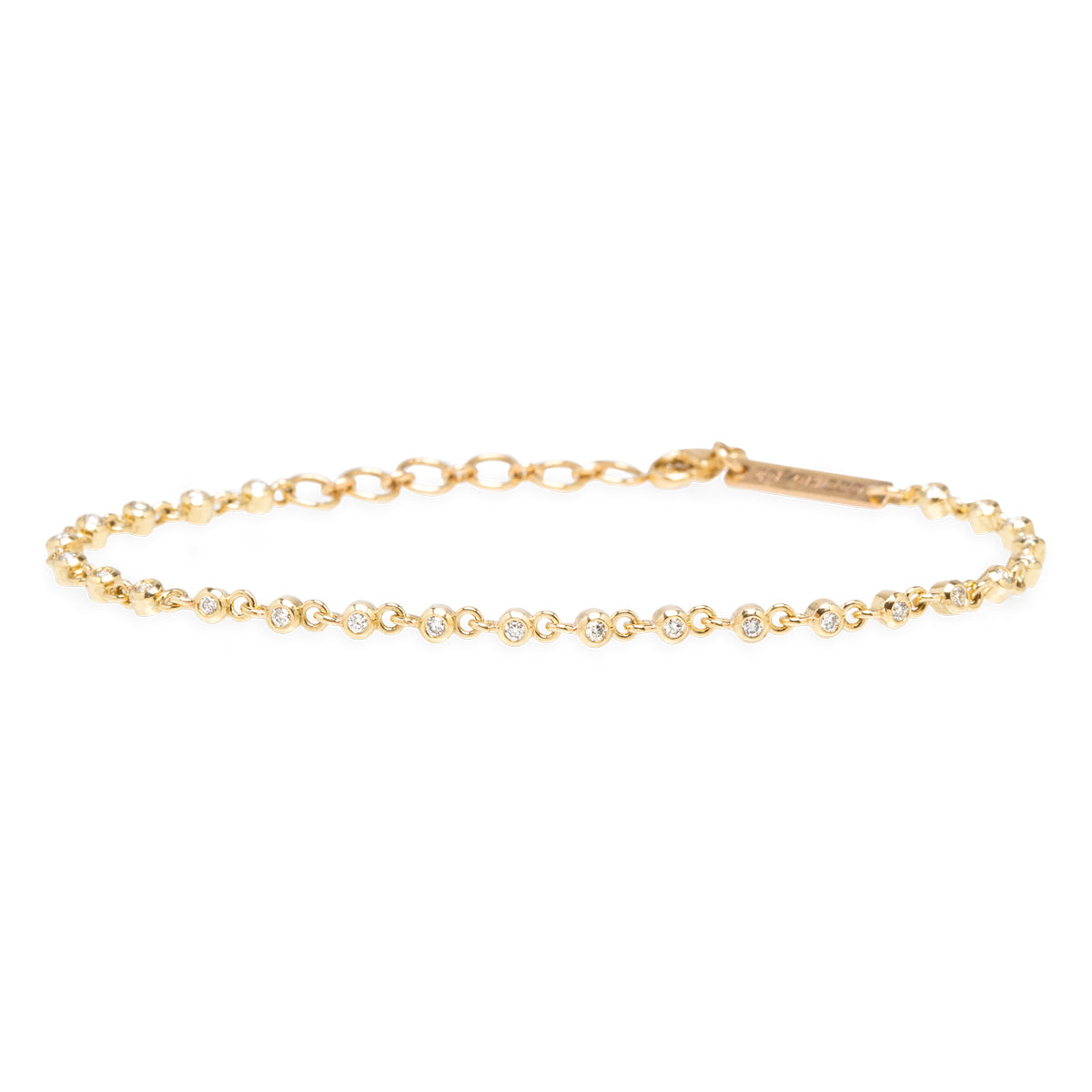 Zoë Chicco 14k Gold Linked Diamond Bezel Tennis Bracelet – ZOË CHICCO