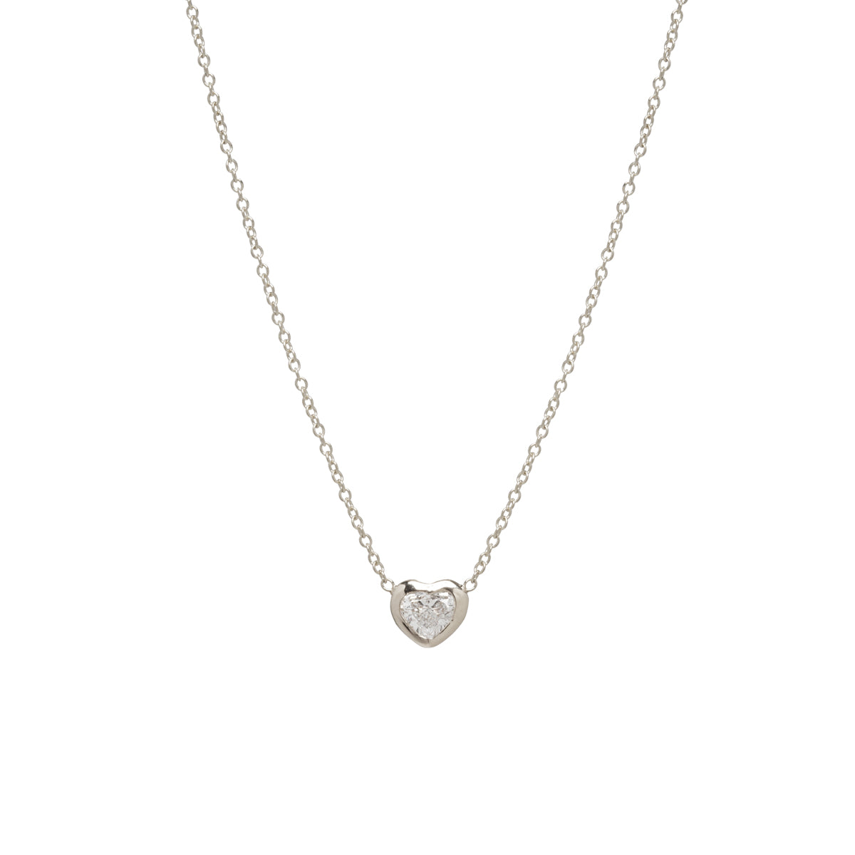 Little Midi Charlie Cloud® Floating Diamond Heart Necklace 1.20 ctw – RW  Fine Jewelry