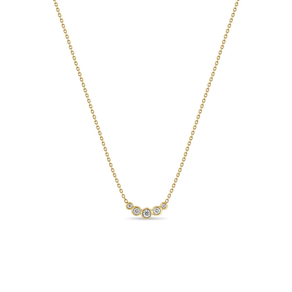 Amazon.com: 0.5 Carat 14K Rose Gold Round Diamond Bezel Solitaire Pendant  Necklace J Color I2 Clarity : Houston Diamond District: Clothing, Shoes &  Jewelry