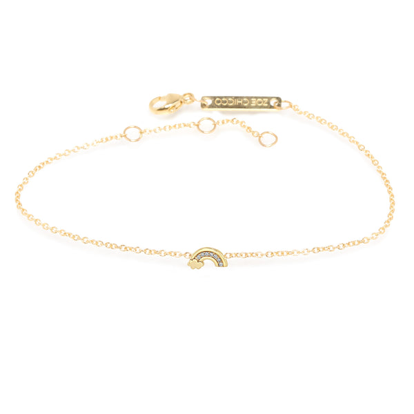 Zoe Chicco Women's Tiny Love Diamond Bracelet