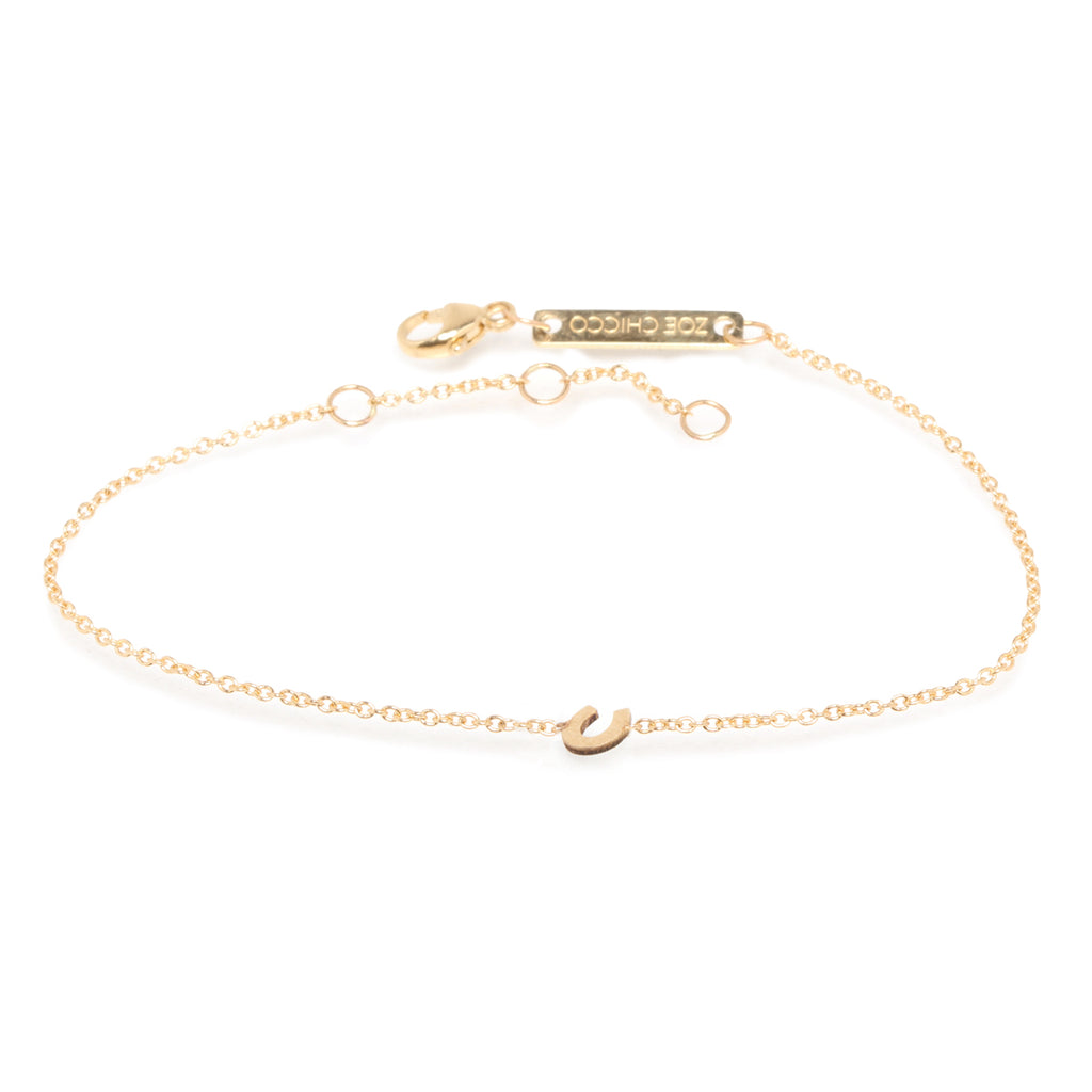 Zoë Chicco 14kt Gold Itty Bitty HorseshoeBracelet – ZOË CHICCO