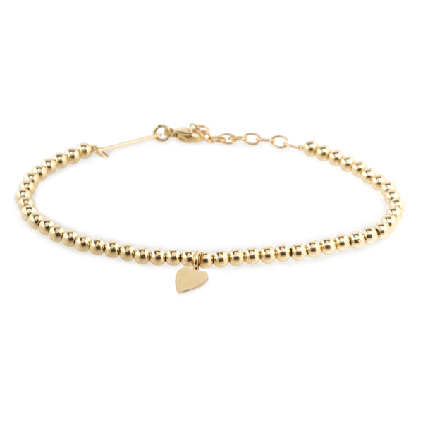 Zoë Chicco 14K Yellow Gold Initial Bracelet