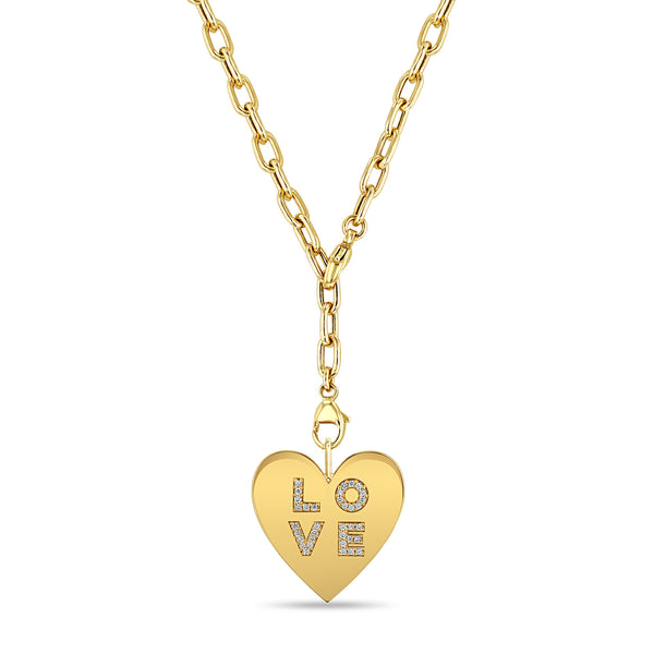 vuitton diamond heart locket necklace