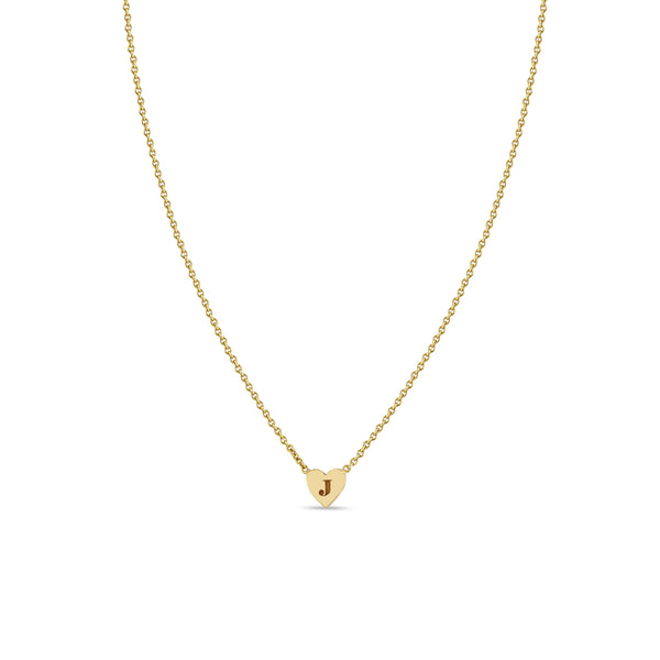 14K Gold Mini Spaced Initial Necklace 16 / 10 [+$600]